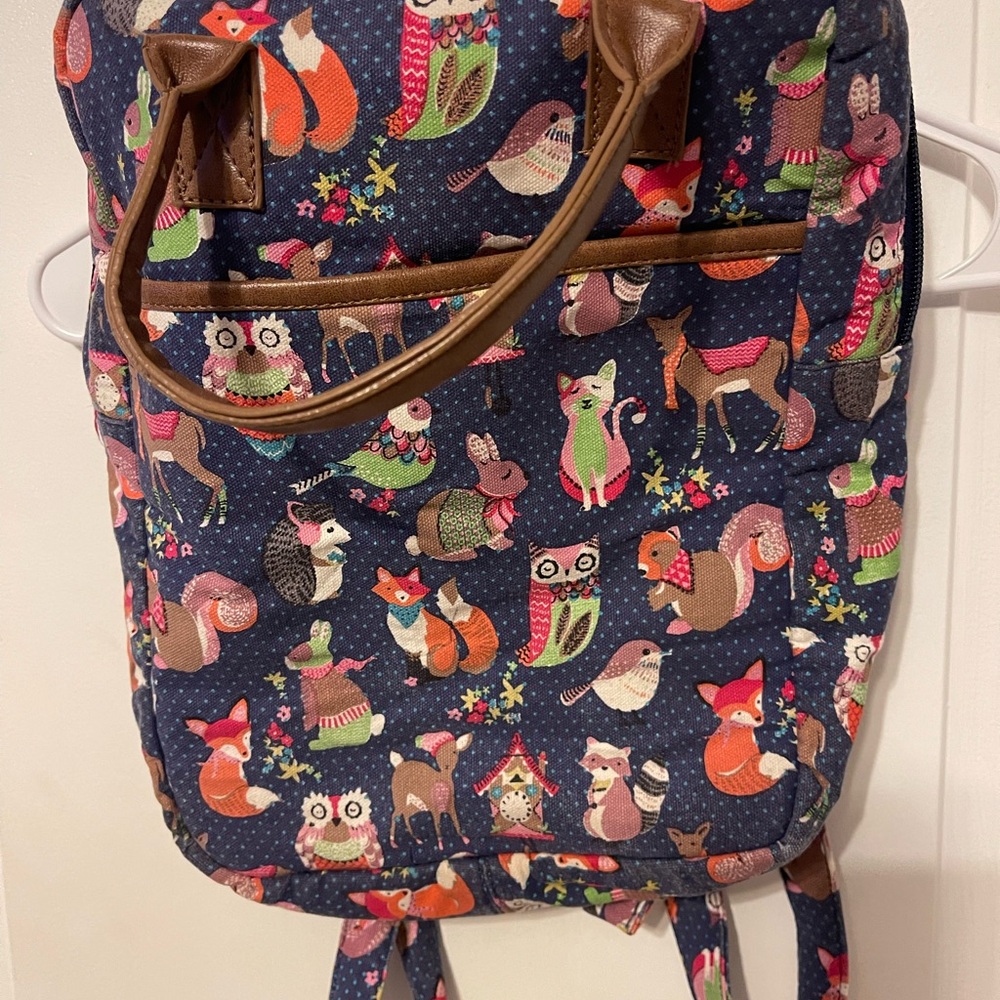 Monsoon Colorful Forest Friends Kids Backpack